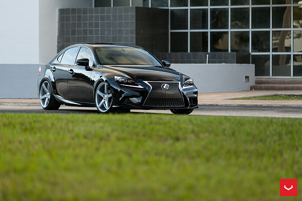 Фото дисков Vossen CV3 Серебро на Lexus IS II