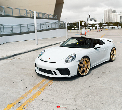 Фото дисков HRE 527 на Porsche 911 VII