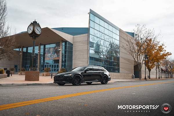 Фото дисков Vossen EVO-5 Черный сатин на Audi A/RS 6 (C8)