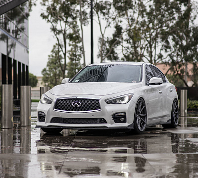 Фото дисков Vossen HF-3 на Infiniti Q50
