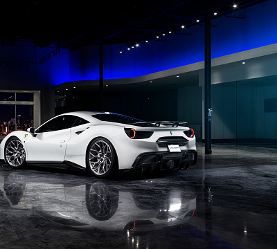 Фото дисков Vossen S17-01 на Ferrari 488