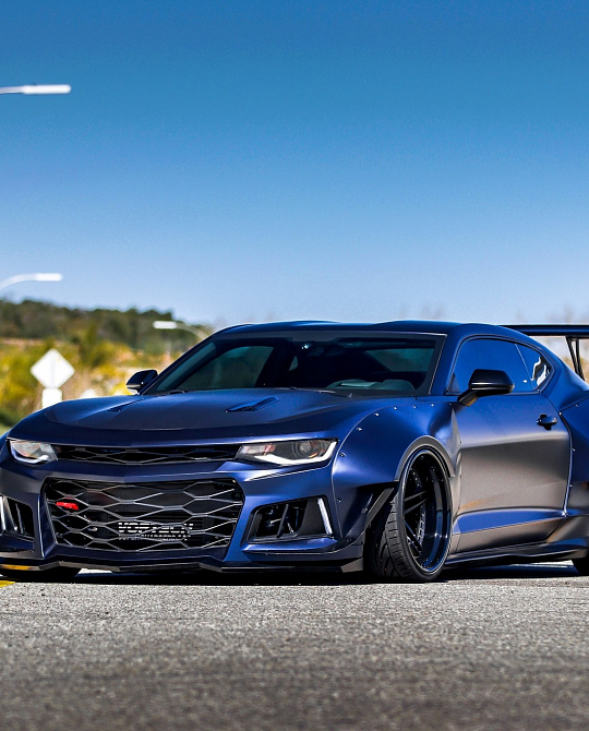 Фото дисков S207 Черный сатин на Chevrolet Camaro VI