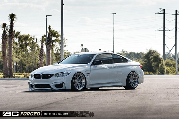 Фото дисков BC Forged HCA381 Глянцевый лак на BMW 4/M4 (F32/F82)