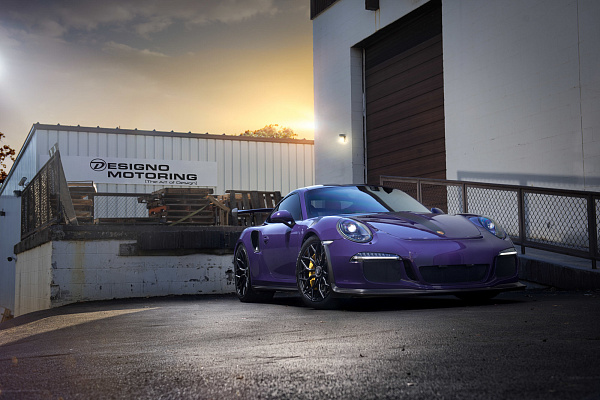 Фото дисков Vossen S17-01 Черный сатин на Porsche 911 VII