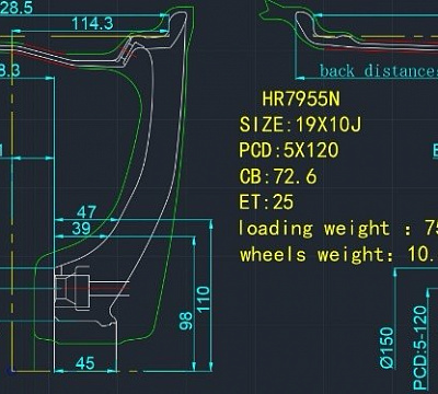 19" диски в стиле Ispiri FFR1D с брашированием