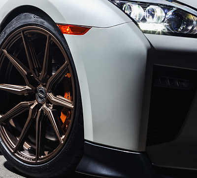 Фото дисков Vossen HF-3 на Nissan GT-R