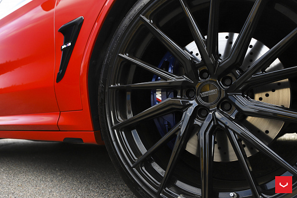 Фото дисков Vossen HF-4T Черный глянец на BMW X4/X4 M (G02/F98)