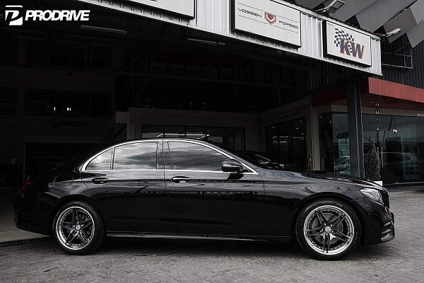 Фото дисков HRE S107 Глянцевый графит на Mercedes-Benz E-Class (W213, S213, C238)
