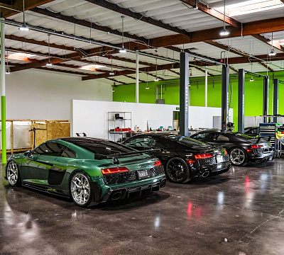 Фото дисков Brixton Forged PF7 на Audi R8 (4S)