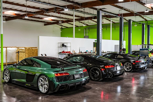 Фото дисков Brixton Forged PF7 Глянцевый лак на Audi R8 (4S)
