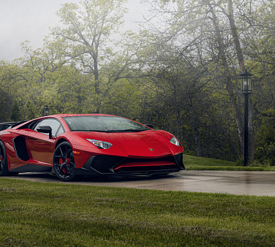 Фото дисков Vossen S21-01 на Lamborghini Aventador