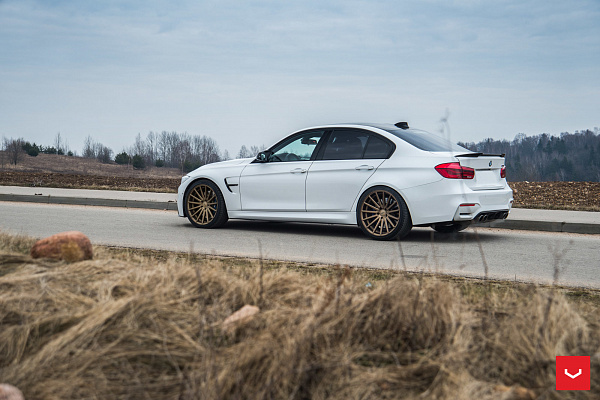 Фото дисков Vossen VFS-2 Сатиновая бронза на BMW 3/M3 (F3x/F80)