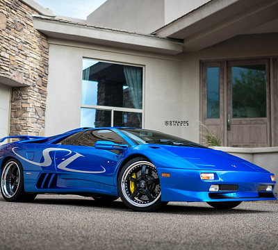 Фото дисков Strasse Wheels S5 Performance на Lamborghini Diablo