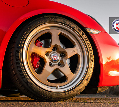 Фото дисков HRE 527 на Porsche Cayman II