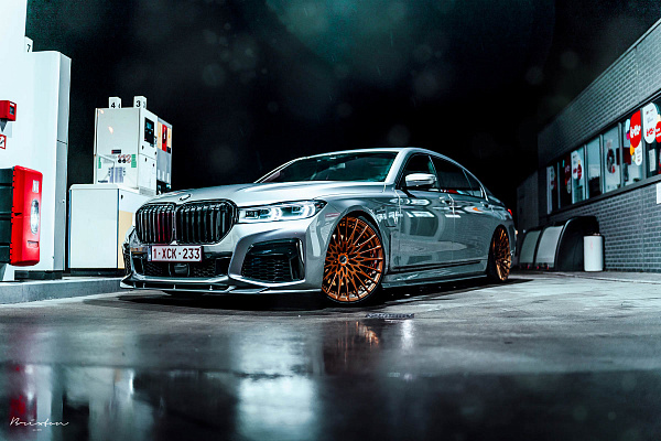 Фото дисков Brixton Forged HS1 Сатиновая медь на BMW 7 (G11/G12)