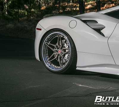 Фото дисков Vossen M-X1 (3-Piece) на Ferrari 488