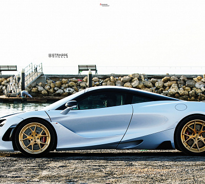 Фото дисков Strasse Wheels SM5R Deep Concave FS на McLaren 720S