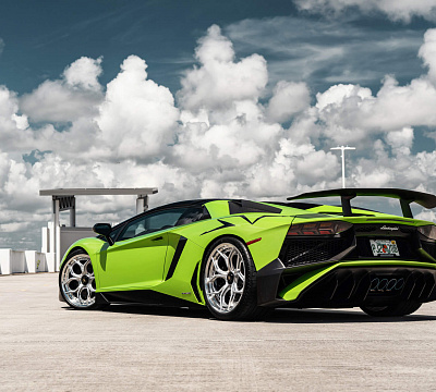 Фото дисков HRE S111SC на Lamborghini Aventador