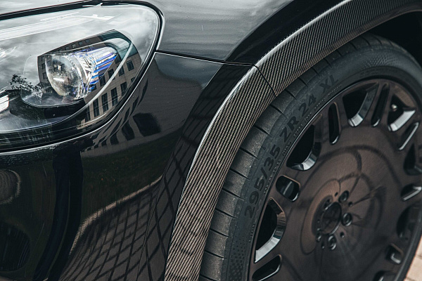 Фото дисков BRABUS Monoblock M (Platinum Edition) Черный глянец на Mercedes-Benz GLS (X167)