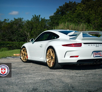 Фото дисков HRE P106 на Porsche 911 VII