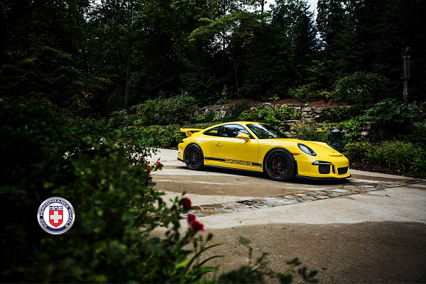 Фото дисков HRE 300 Черный сатин на Porsche 911 VII