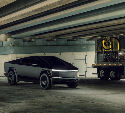Фото дисков Vossen LC3-11 на Tesla Cybertruck