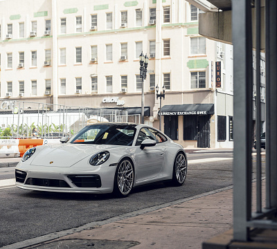 Фото дисков Vossen EVO-5R на Porsche 911 VIII