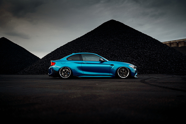 Фото дисков Brixton Forged PF5 Черный сатин на BMW 2/M2 (F22/F87)