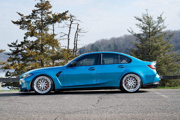 Фото дисков HRE 300 Сатиновый лак на BMW 3/M3 (G2x/G80)