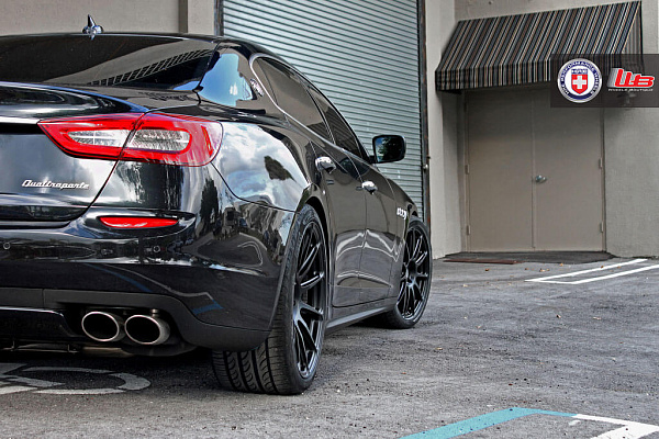 Фото дисков HRE P43SC Черный сатин на Maserati Quattroporte VI