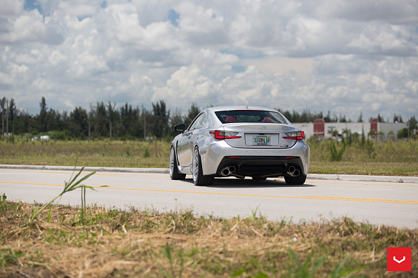 Фото дисков Vossen VFS-5 Серебро на Lexus RC