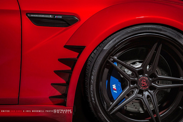 Фото дисков Strasse Wheels SV2 Deep Concave FS Черный сатин на BMW 6/M6 (F06/F13/F12)