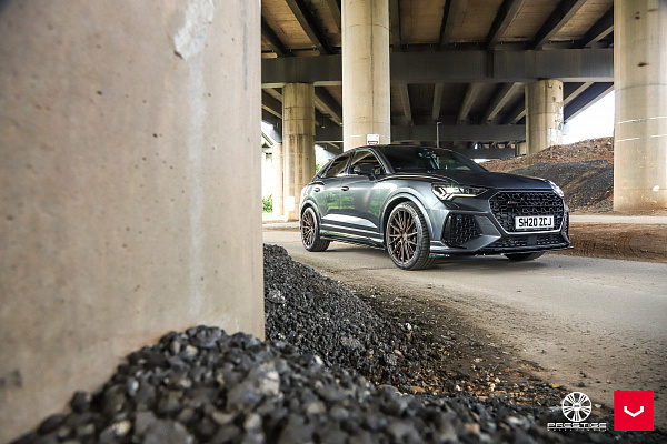 Фото дисков Vossen HF-4T Сатиновая бронза на Audi Q3 (F3)