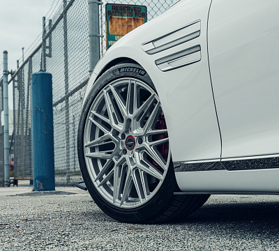 Фото дисков Vossen HF-7 на Genesis G80 II