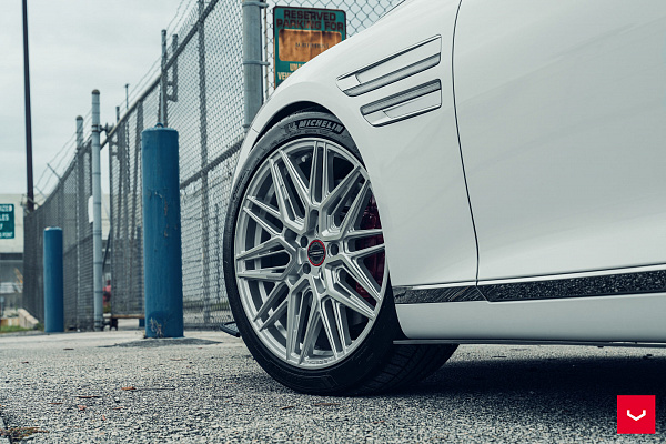 Фото дисков Vossen HF-7 Серебро на Genesis G80 II
