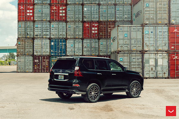 Фото дисков Vossen HF6-3 Алмазная проточка на Lexus GX II