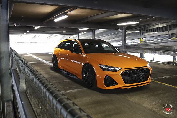 Фото дисков Vossen EVO-4R Глянцевый графит на Audi A/RS 6 (C8)