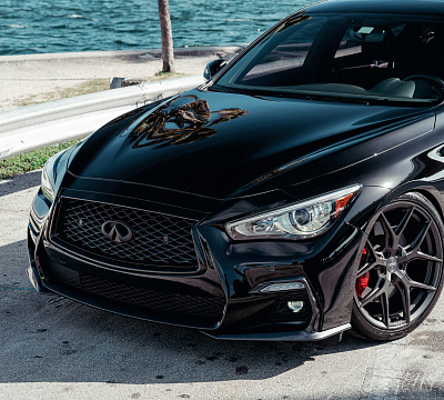 Фото дисков Vossen HF-5 на Infiniti Q50