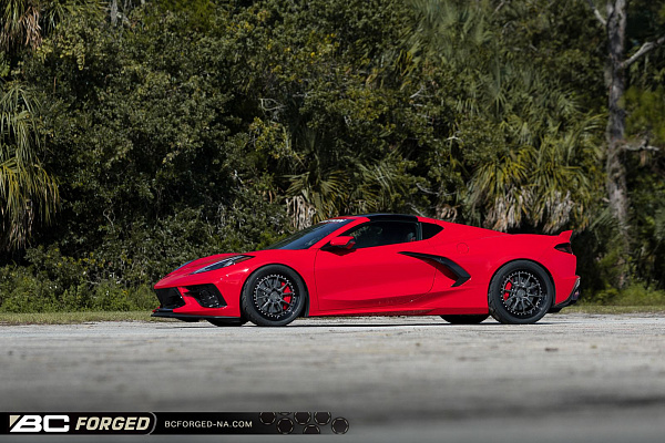 Фото дисков BC Forged LE10 // MLE10 Матовый графит на Chevrolet Corvette C8
