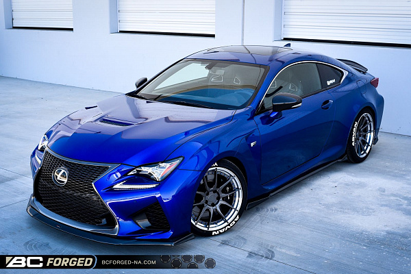 Фото дисков BC Forged HCA162 Матовый графит на Lexus RC