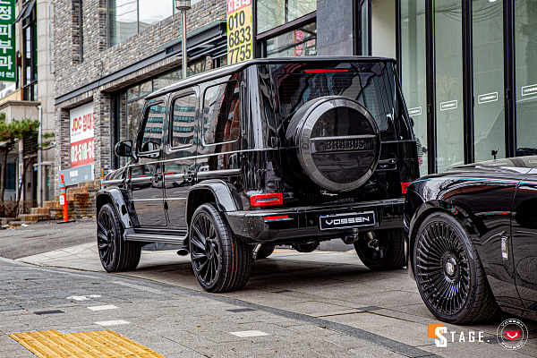 Фото дисков Vossen UV-3 Черный сатин на Mercedes-Benz G-Class III