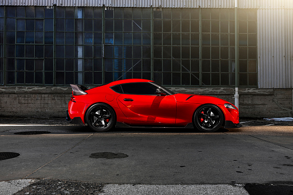 Фото дисков Asanti REGAL Черный глянец на Toyota Supra A90