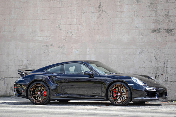 Фото дисков HRE S107 Сатиновая темная бронза на Porsche 911 VII