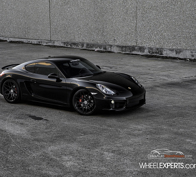 Фото дисков HRE FF01 на Porsche Cayman II