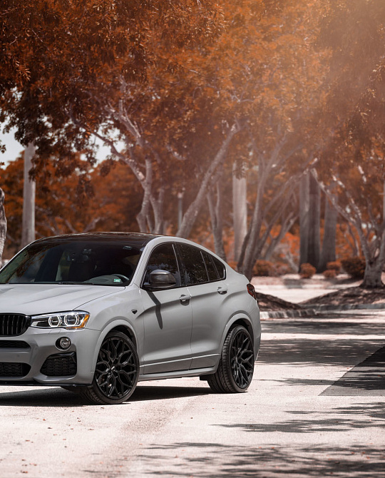 Фото дисков HF-2 Черный сатин на BMW X4 (F26)