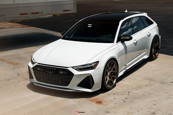 Фото дисков HRE FF10 Сатиновое темное золото на Audi A/RS 6 (C8)