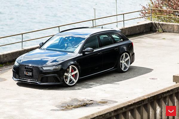Фото дисков Vossen CV3 Серебро на Audi A/RS 6 (C7)