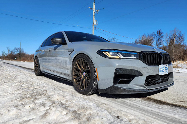 Фото дисков HRE 520M Сатиновая бронза на BMW 5/M5 (G30/F90)