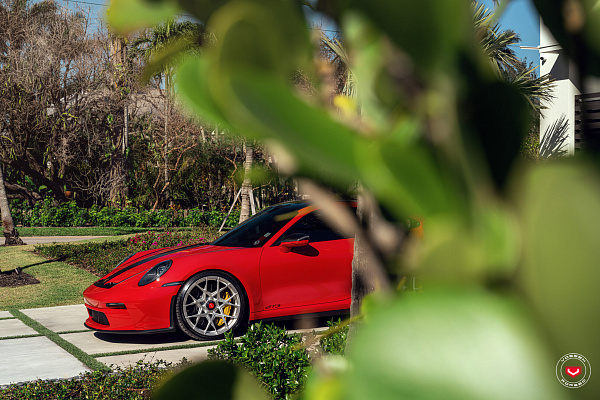 Фото дисков Vossen S21-07 Глянцевый лак на Porsche 911 VIII