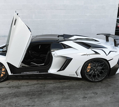 Фото дисков Brixton Forged PF10 на Lamborghini Aventador